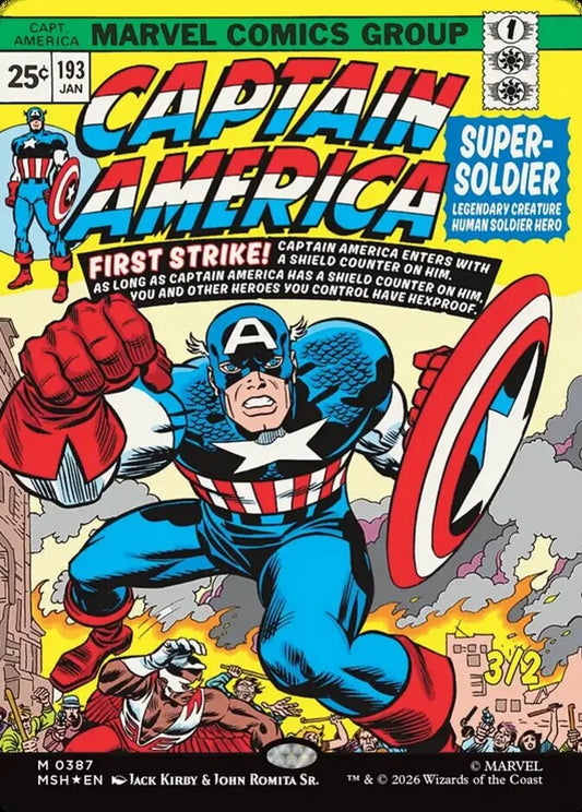 MSH-387 Captain America, Super-Soldier (Borderless) | Mythic (EN)