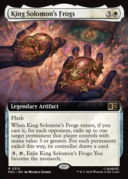 MSC-312 King Solomon's Frogs (Extended Arts) | Rare (EN)