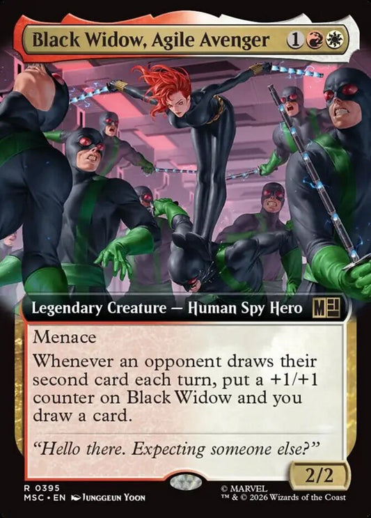 MSC-395 Black Widow, Agile Avenger (Extended Arts) | Rare (EN)