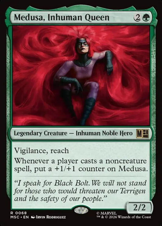 MSC-068 Medusa, Inhuman Queen  | Rare (EN)
