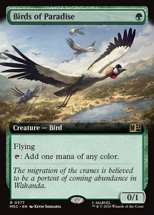 MSC-377 Birds of Paradise (Extended Arts) | Rare (EN)
