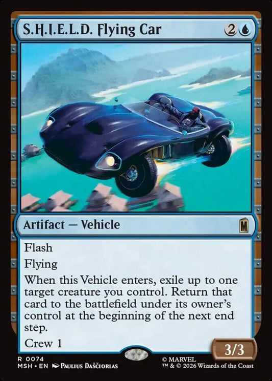 MSH-074 S.H.I.E.L.D. Flying Car | Rare (EN)