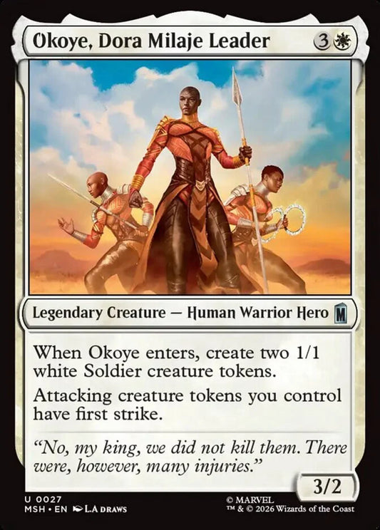 MSH-027 Okoye, Dora Milaje Leader | Uncommon (EN)