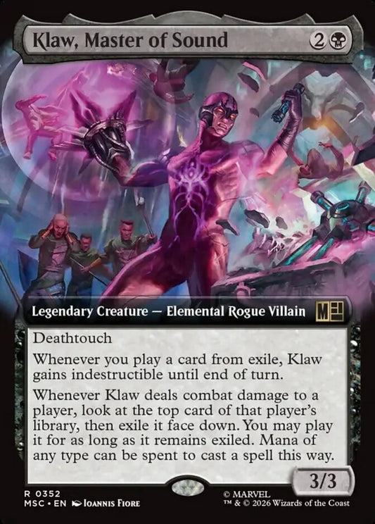 MSC-352 Klaw, Master of Sound (Extended Arts) | Rare (EN)