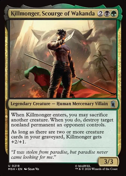 MSH-218 Killmonger, Scourge of Wakanda | Uncommon (EN)