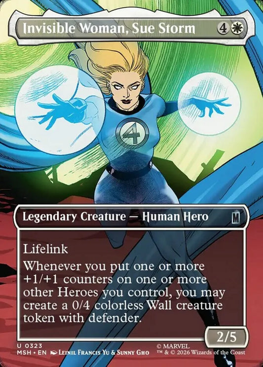 MSH-323 Invisible Woman, Sue Storm (Borderless) | Uncommon (EN)