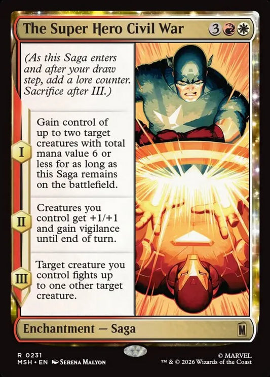 MSH-231 The Super Hero Civil War | Rare (EN)