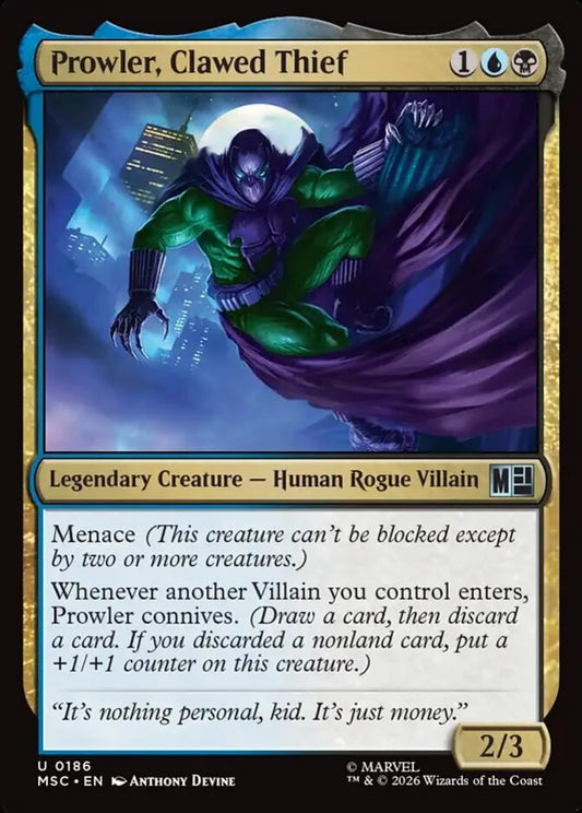 MSC-186 Prowler, Clawed Thief  | Uncommon (EN)