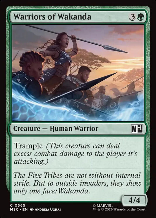 MSC-565 Warriors of Wakanda  | Common (EN)