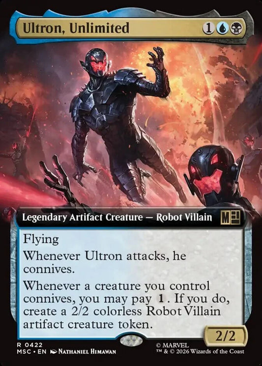 MSC-422 Ultron, Unlimited (Extended Arts) | Rare (EN)