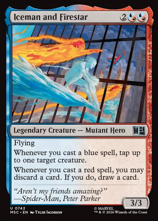 MSC-742 Iceman and Firestar  | Uncommon (EN)