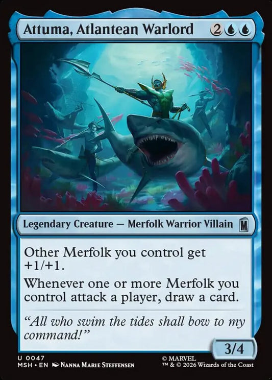 MSH-047 Attuma, Atlantean Warlord | Uncommon (EN)