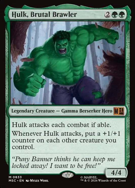 MSC-833 Hulk, Brutal Brawler  | Mythic (EN)