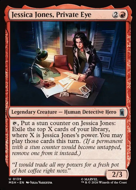 MSH-139 Jessica Jones, Private Eye | Uncommon (EN)