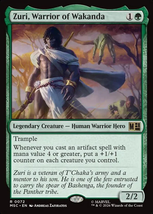 MSC-072 Zuri, Warrior of Wakanda  | Rare (EN)