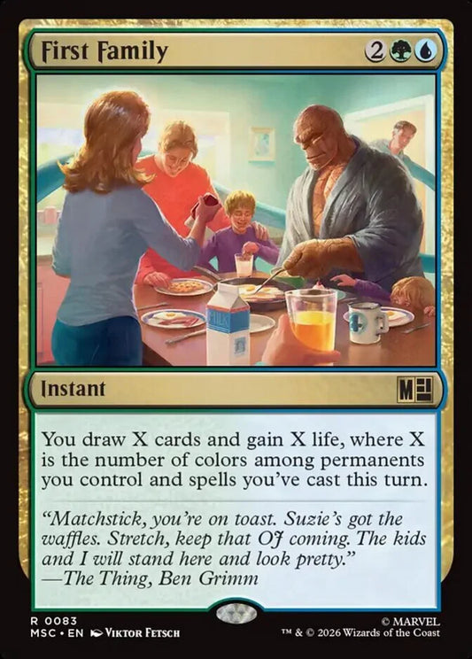 MSC-083 First Family  | Rare (EN)