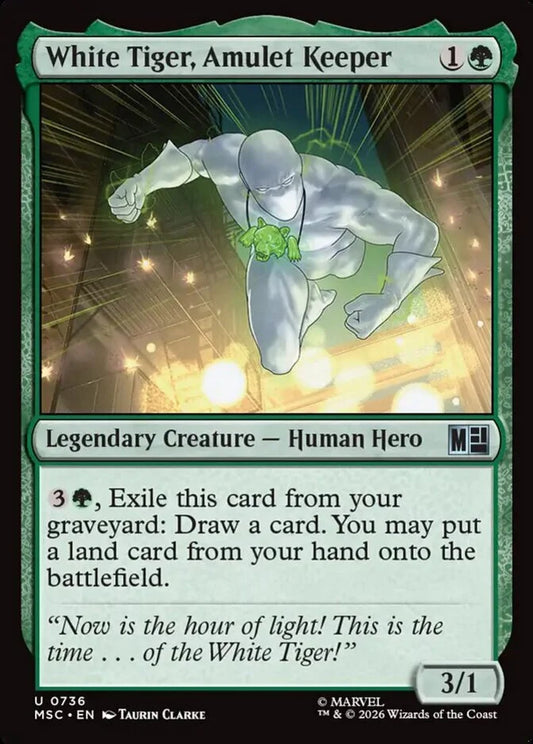 MSC-736 White Tiger, Amulet Keeper  | Uncommon (EN)
