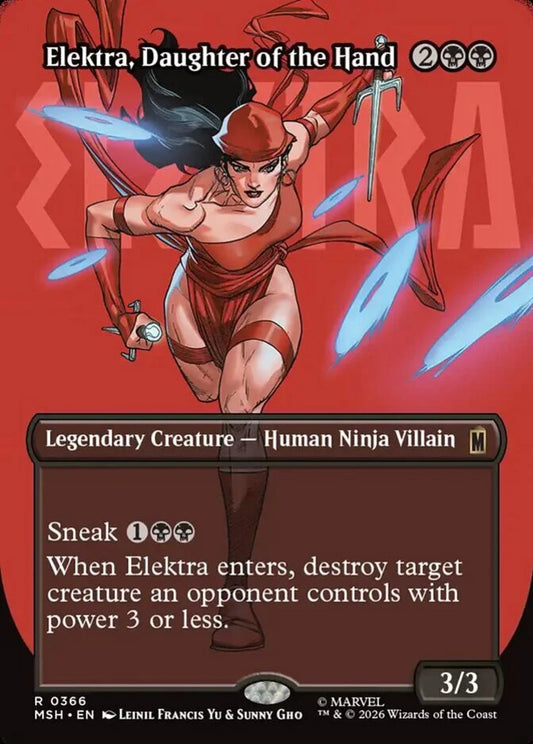 MSH-366 Elektra, Daughter of the Hand (Borderless) | Rare (EN)