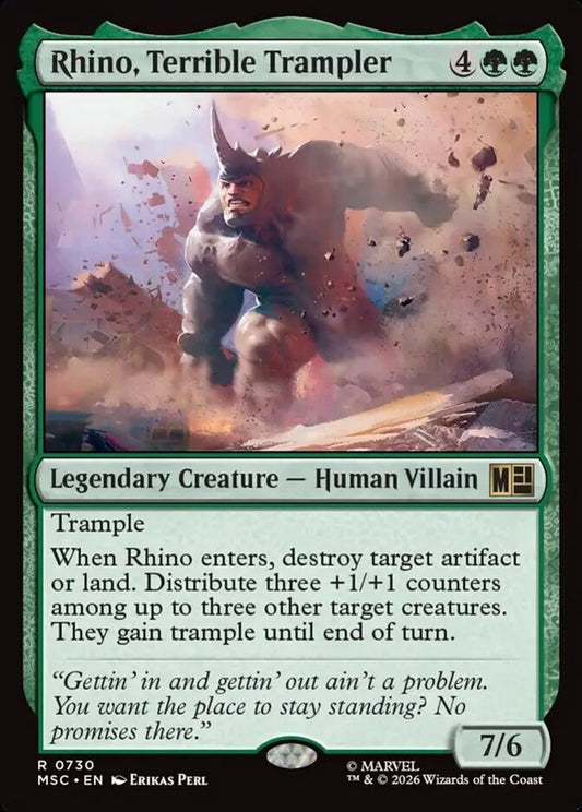 MSC-730 Rhino, Terrible Trampler  | Rare (EN)