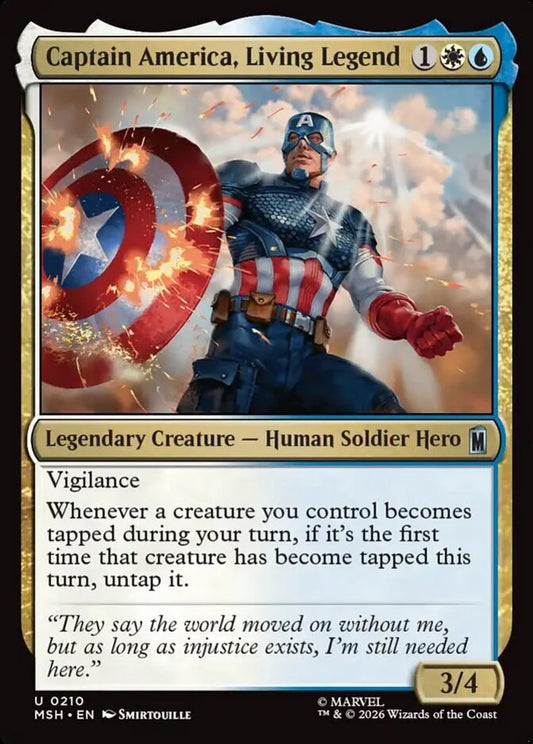 MSH-210 Captain America, Living Legend | Uncommon (EN)
