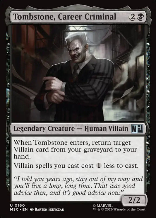 MSC-160 Tombstone, Career Criminal  | Uncommon (EN)