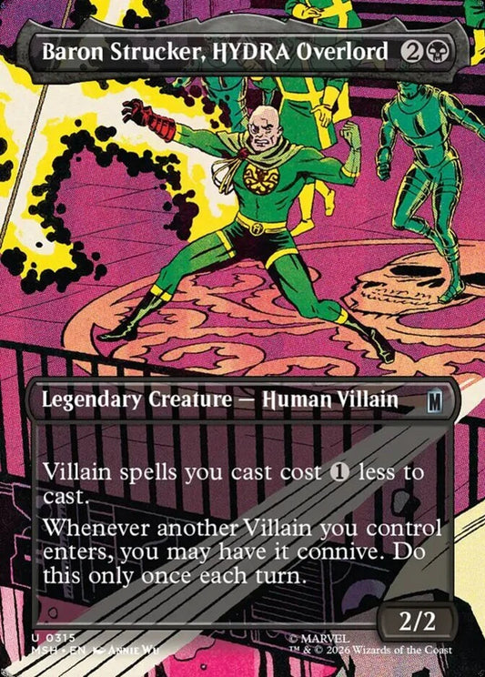 MSH-315 Baron Strucker, HYDRA Overlord (Borderless) | Uncommon (EN)