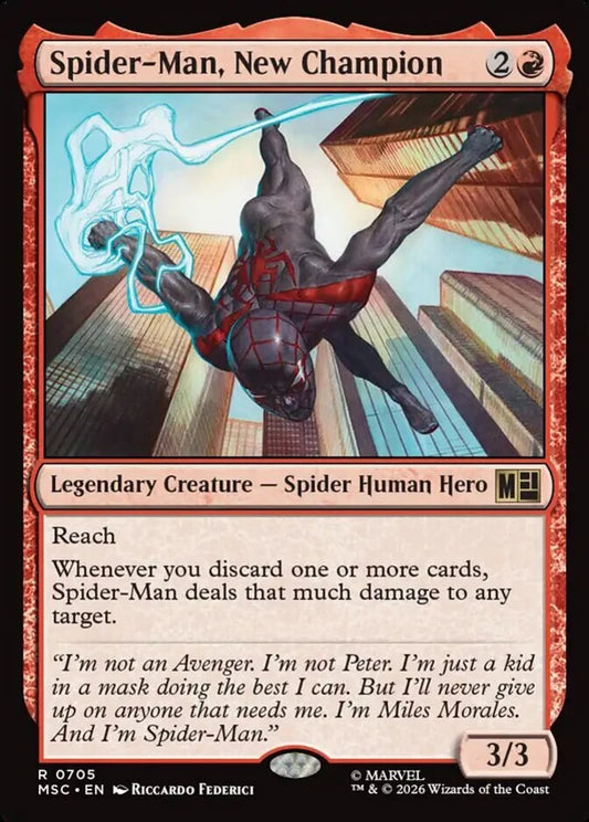 MSC-705 Spider-Man, New Champion  | Rare (EN)