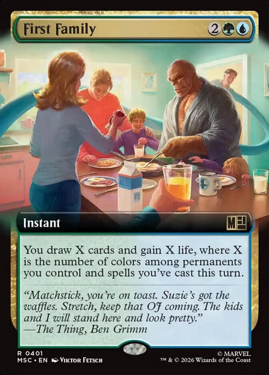 MSC-401 First Family (Extended Arts) | Rare (EN)