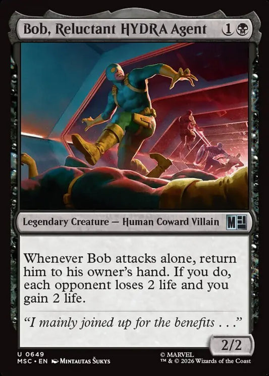 MSC-649 Bob, Reluctant HYDRA Agent  | Uncommon (EN)