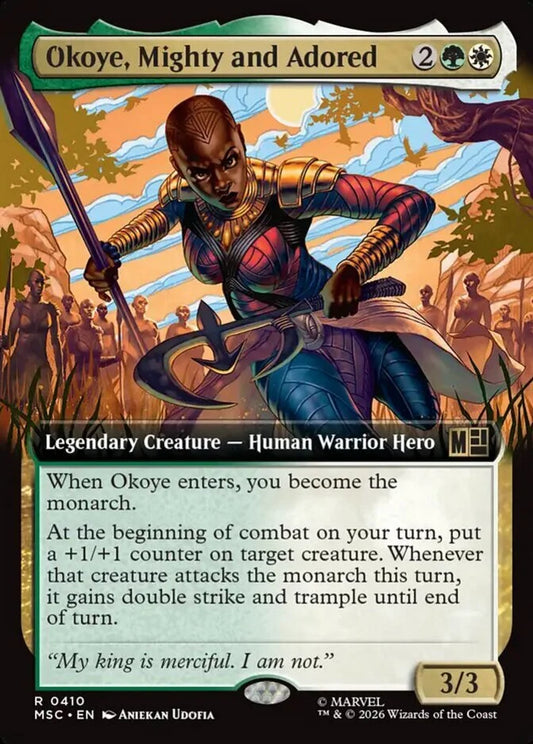 MSC-410 Okoye, Mighty and Adored (Extended Arts) | Rare (EN)