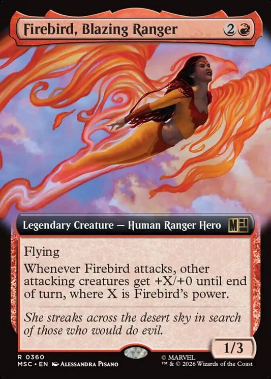 MSC-360 Firebird, Blazing Ranger (Extended Arts) | Rare (EN)