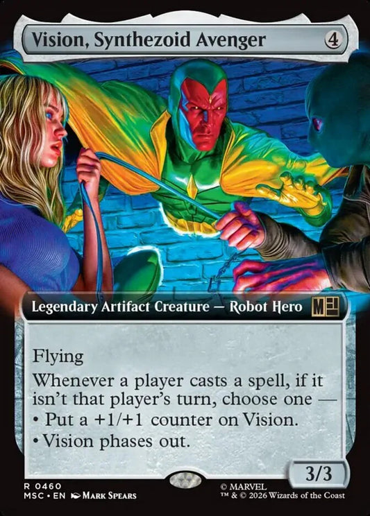 MSC-460 Vision, Synthezoid Avenger (Extended Arts) | Rare (EN)