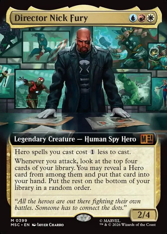 MSC-399 Director Nick Fury (Extended Arts) | Mythic (EN)