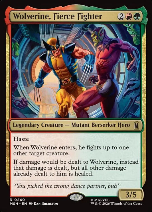 MSH-240 Wolverine, Fierce Fighter | Rare (EN)