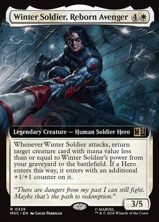 MSC-326 Winter Soldier, Reborn Avenger (Extended Arts) | Rare (EN)