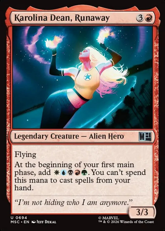 MSC-694 Karolina Dean, Runaway  | Uncommon (EN)