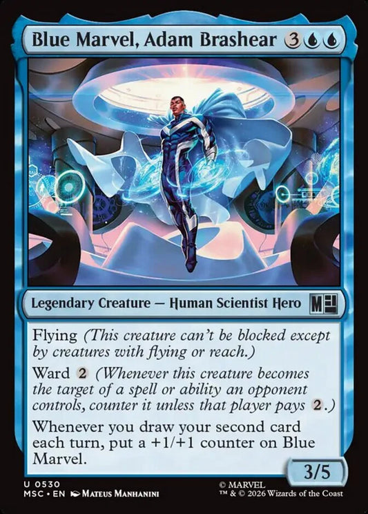 MSC-530 Blue Marvel, Adam Brashear  | Uncommon (EN)