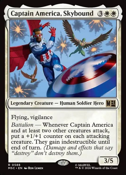 MSC-588 Captain America, Skybound  | Rare (EN)