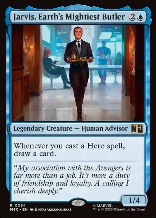 MSC-034 Jarvis, Earth's Mightiest Butler  | Rare (EN)