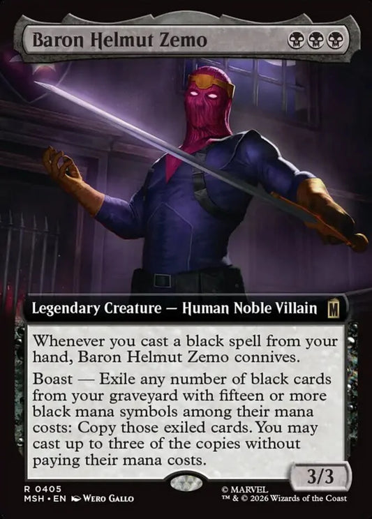 MSH-405 Baron Helmut Zemo | Rare (EN)
