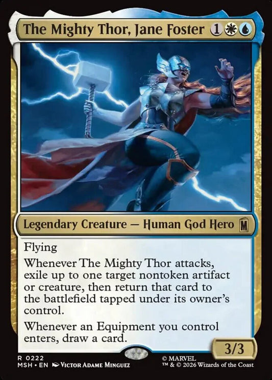 MSH-222 The Mighty Thor, Jane Foster | Rare (EN)