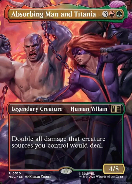 MSC-510 Absorbing Man and Titania (Borderless) | Rare (EN)