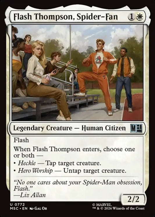 MSC-772 Flash Thompson, Spider-Fan  | Uncommon (EN)