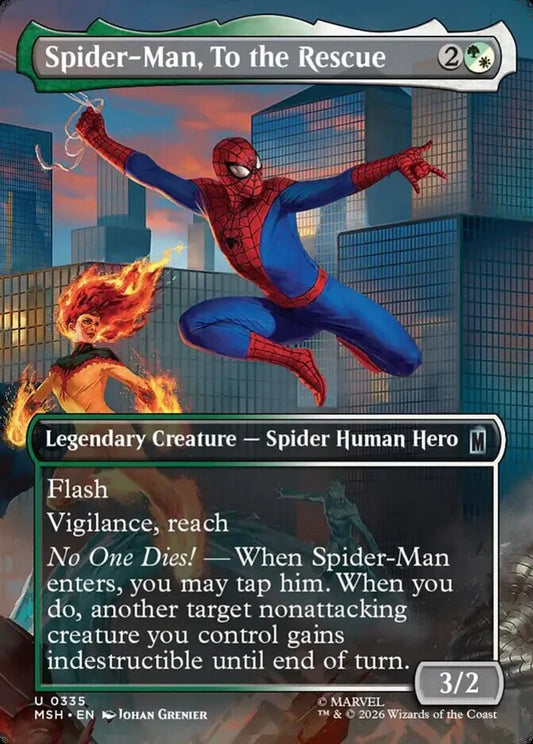 MSH-335 Spider-Man, To the Rescue (Borderless) | Uncommon (EN)