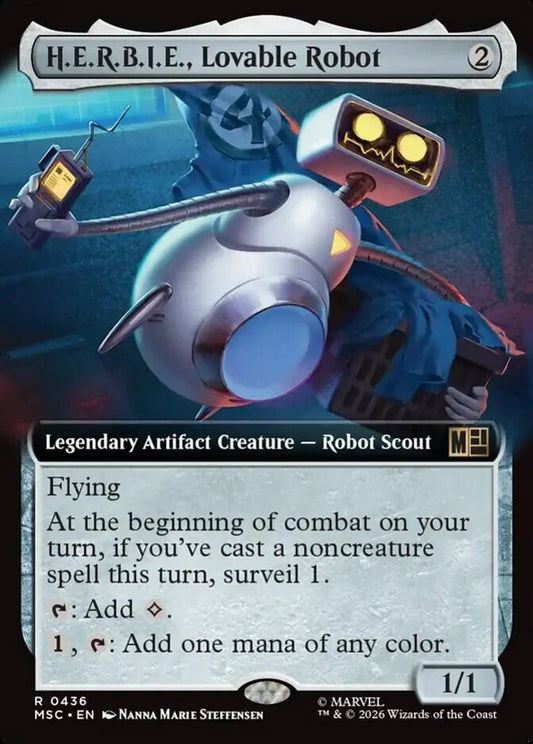 MSC-436 H.E.R.B.I.E., Lovable Robot (Extended Arts) | Rare (EN)