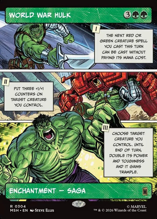 MSH-304 World War Hulk (Borderless) | Rare (EN)