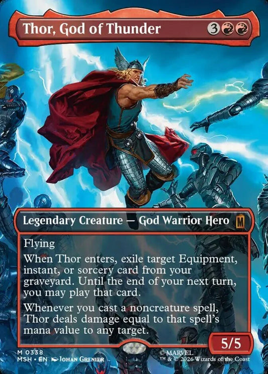 MSH-338 Thor, God of Thunder (Borderless) | Mythic (EN)
