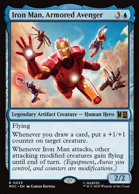 MSC-033 Iron Man, Armored Avenger  | Rare (EN)
