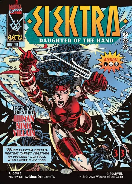 MSH-395 Elektra, Daughter of the Hand (Borderless) | Rare (EN)