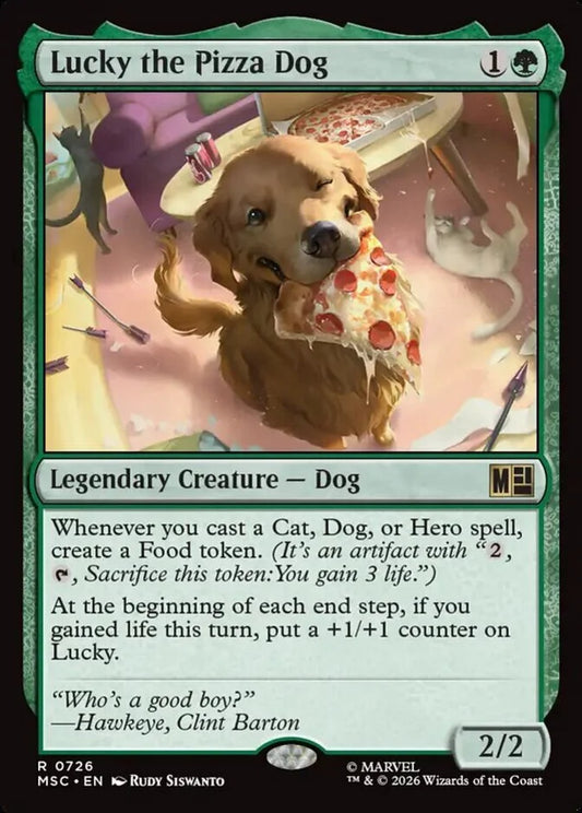 MSC-726 Lucky the Pizza Dog  | Rare (EN)